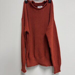 Women’s brand Jessica Simpson burnt orange sweater size medium
